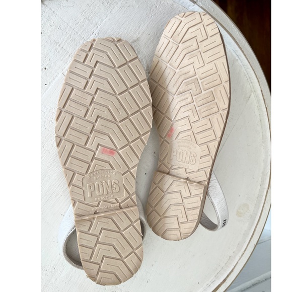 PONS Avarca Classic Leather Sandals in Metallic Bone, Off White - 42/ U.S. 12 - Picture 5 of 11